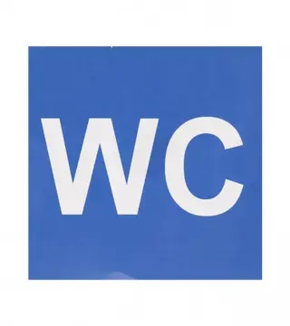 (005165) Naljepnica WC 19,5x19,5cm M50843