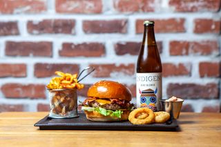 American burger + bere craft