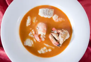 Sopa de Pescado y marisco