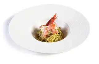 383 Spaghetti al pesto