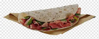 Piadina con mozzarella, bresaola, rucola e pomodorini