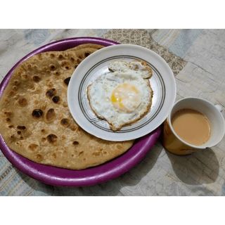 Two Eggs Chapati and Tea