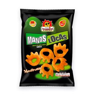Snack de Maiz Sabor Queso Manos Locas (105 gr)
