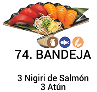 70. Bandeja (6 Uds.)