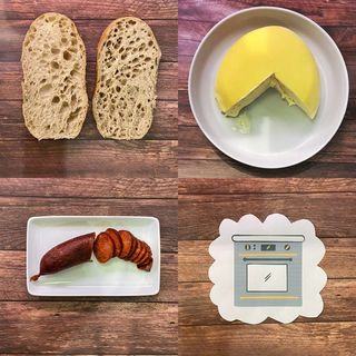 Bocadillo De Chorizo Gallego Y País