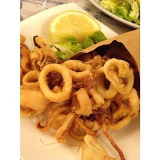Frittura di calamari e gamberi