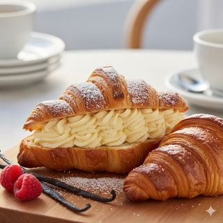 Croissant francese vaniglia