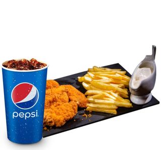 Meniu Crispy Strips + Pepsi 330ml