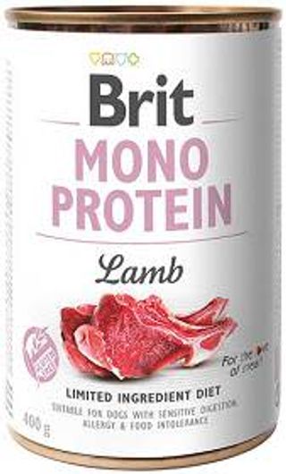 Brit Mono Protein Lamb Karma Z Jagnięciną Dla Psa 400g