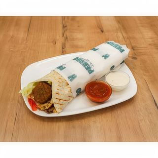 Rollo de falafel + Ración de Patatas