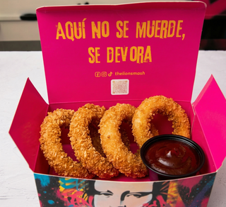 Aros De Cebolla Con Panko