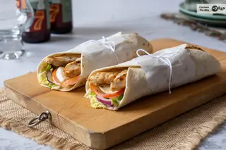 Piadina con pollo croccante 