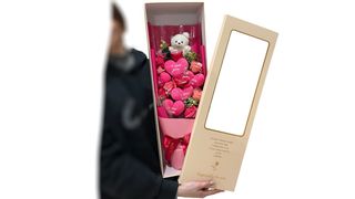 Pudełko Prezentowe Walentynkowe Różowe