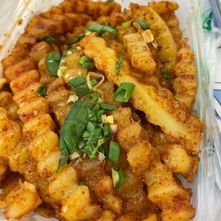 Patate "dente di lupo" allo Sichuan
