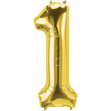 Balon cu heliu cifra 1