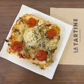 Sandwich croque verduras