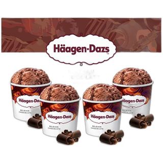 Häagen Dazs Helado Sabor Chocolate Belga Multipack 380g