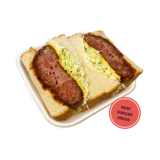 Beef Burger Katsu Sando