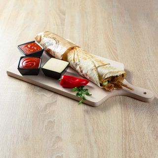 Kebab rollo tortilla mega