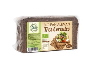 Pan Aleman Tres Cereales Sol Natural 500Gr
