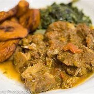 1/2 mbuzi stew (goat meat)