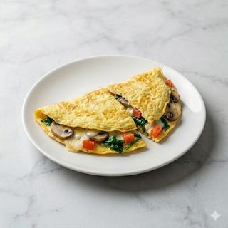 Omelette vegetarian
