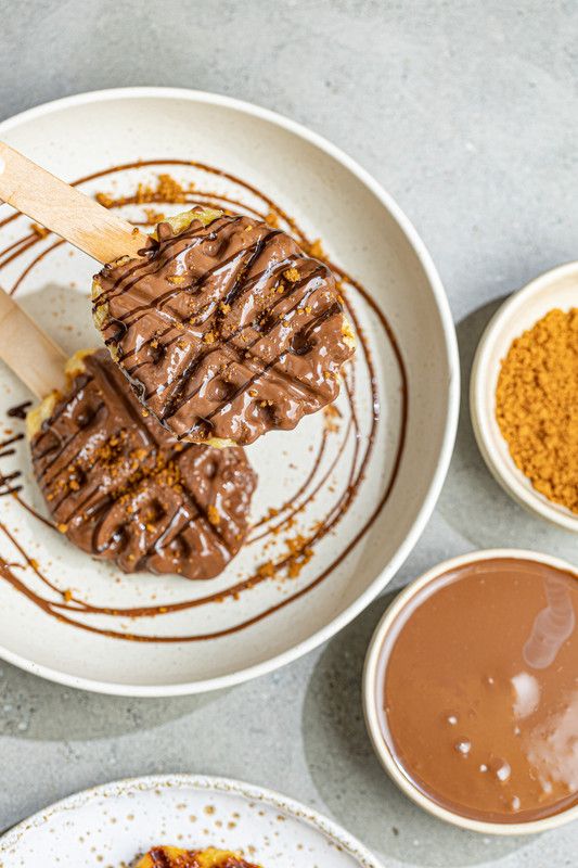 Chocolate Waffle Sticks