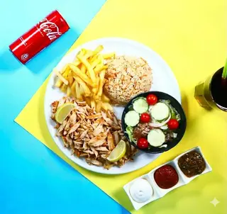 Plat chawarma poulet