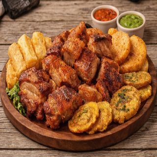 Chicharrón a la brasa