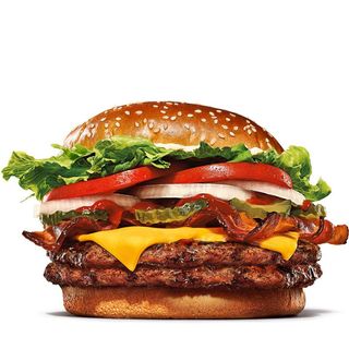 Double Bacon & Cheese Whopper