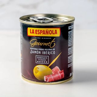Aceitunas Verdes Rellenas De Jamón Ibérico (200 G.)