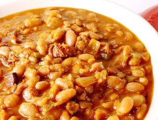 Čorbast pasulj sa rebrima 400g