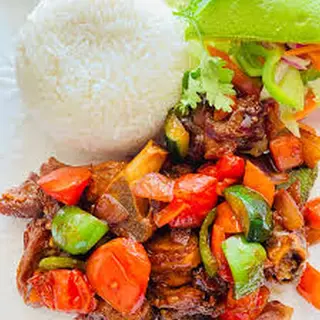 Panfried Goats Meat