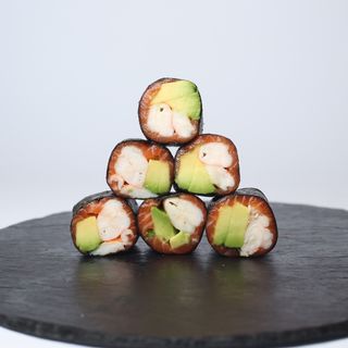 Рол без рису з тигровою креветкою (170г/8шт)