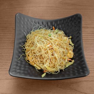 Fideos De Singapur Al Curry