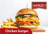 Chicken Burger + Boisson au choix + Frites