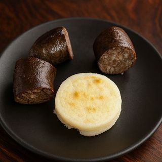 Morcilla con Arepa 