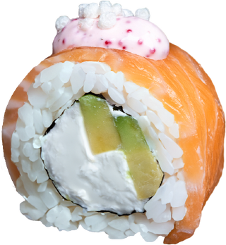 Рол Філадельфія лосось та авокадо (8шт/282г)