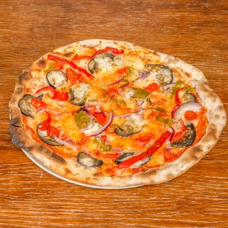 Pizza escalivada (vegetariana)