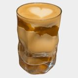 Café latte caramelo