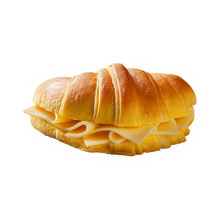 Croissant brioche com queijo