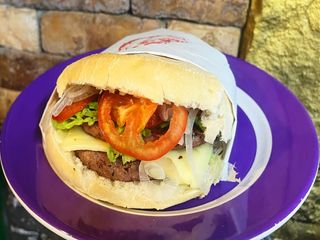 Hamburguesa Mexicana Doble (Pan Redondo)