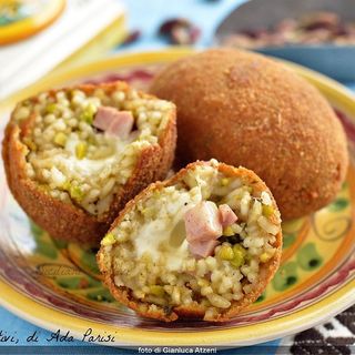 Arancino al pistacchio