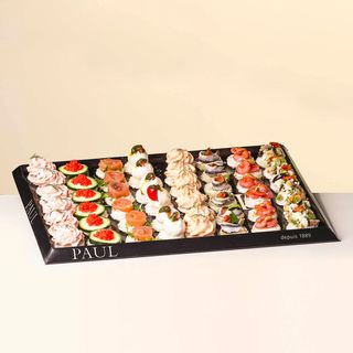 Grand plateau canapés classiques