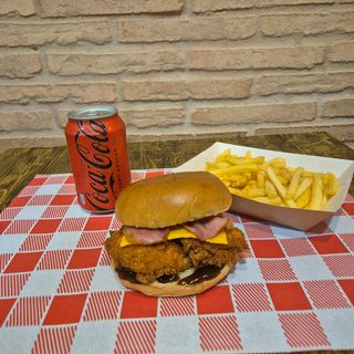 Menú Hamburguesa Barbacoa
