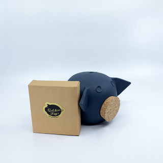 Pusculita ceramica Chalk Collection Small Grey  S