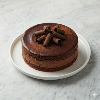  Cremoso al cioccolato e pan di Spagna 4/6 persone