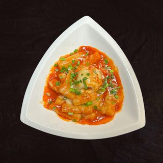 Токпокки с сыром 