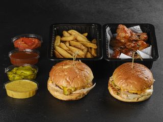 КОМБО БУРГЕРИ ТА КРИЛА, L