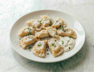 Pierogi z białym serem